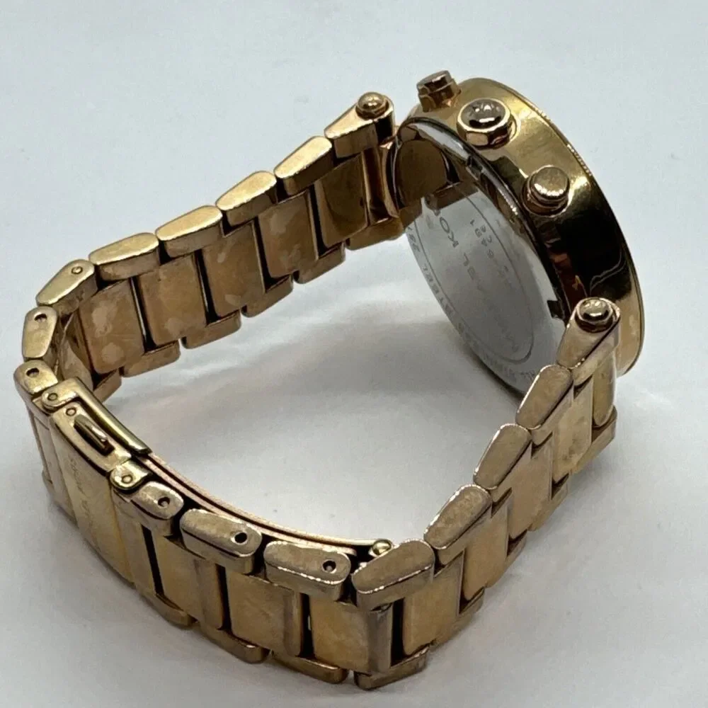 Michael Kors Parker MK5491 Women's Gold Stainless Steel Analog Dial Watch JNA595